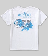 Junk Food ACDC Euro Tour '78 Short Sleeve T-Shirt