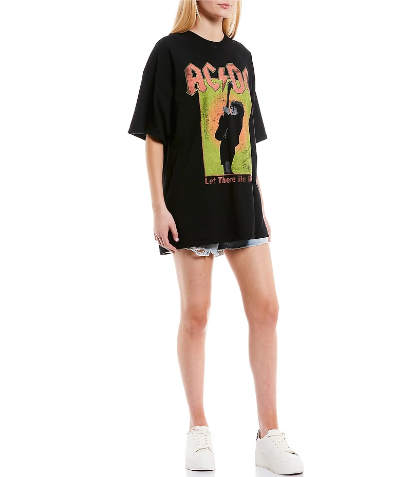 Junk Food ACDC European Tour Oversized Graphic T-Shirt