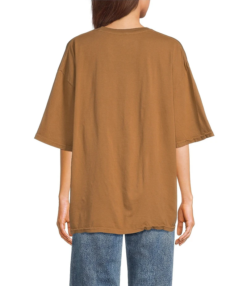 Junk Food Butterfly Short Sleeve Oversized Tee
