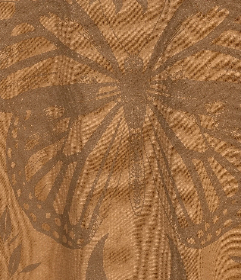 Junk Food Butterfly Short Sleeve Oversized Tee