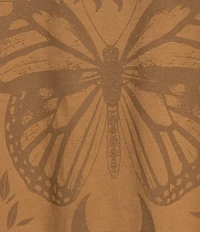 Junk Food Butterfly Short Sleeve Oversized Tee