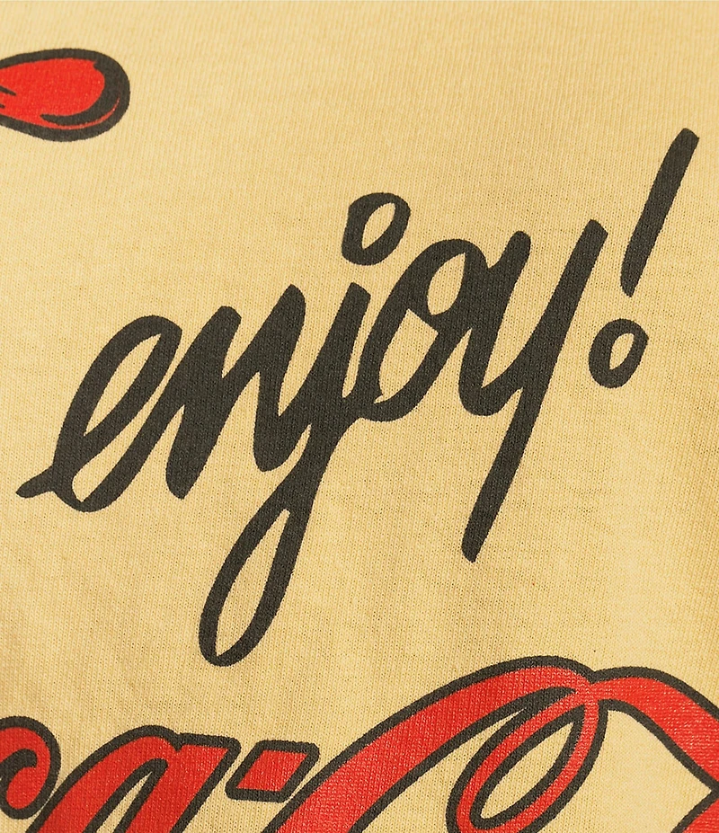 Junk Food Enjoy Coke Cowboy Oversized Graphic T-Shirt