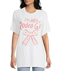 Junk Food I'm Just A Rodeo Girl Short Sleeve Western T-Shirt