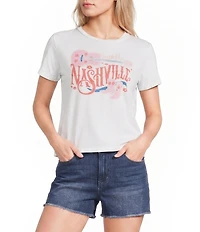 Junk Food Nashville Guitar Short Sleeve Tee