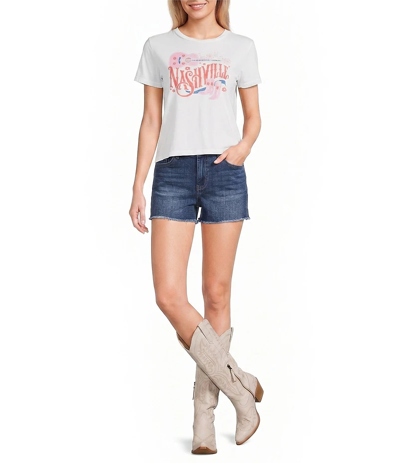 Junk Food Nashville Guitar Short Sleeve Tee