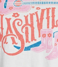 Junk Food Nashville Guitar Short Sleeve Tee