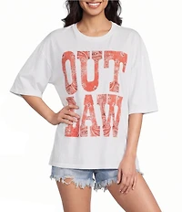 Junk Food Outlaw Graphic Short Sleeve Tee