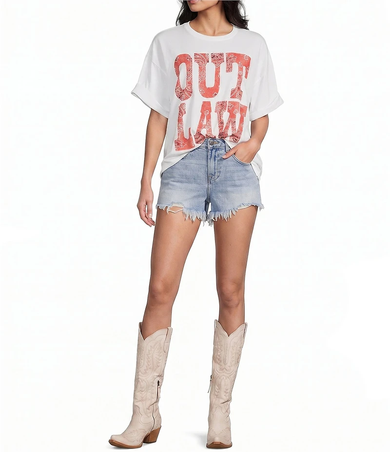Junk Food Outlaw Graphic Short Sleeve Tee