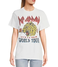 Junk Food Short Sleeve Def Leppard Hysteria T-Shirt
