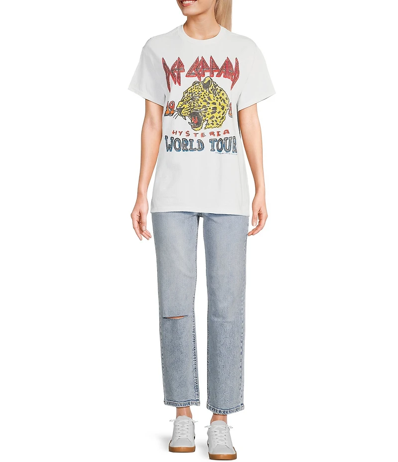 Junk Food Short Sleeve Def Leppard Hysteria T-Shirt