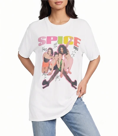 Junk Food Spice Girls Short Sleeve Oversized Tee