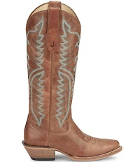 Justin Boots Evelyn Leather Tall Western Boots