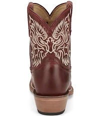 Justin Boots Isabella Leather Western Booties