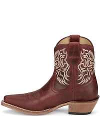 Justin Boots Isabella Leather Western Booties