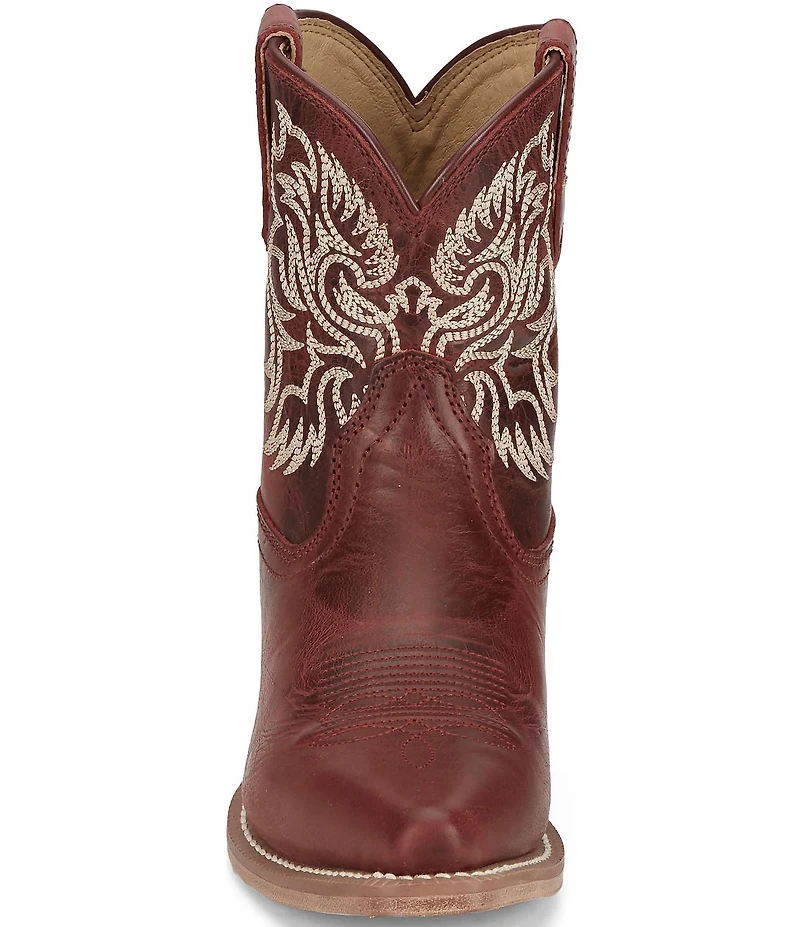Justin Boots Isabella Leather Western Booties