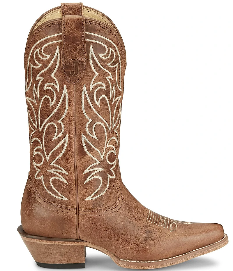 Justin Boots Josephine Leather Tall Western Boots