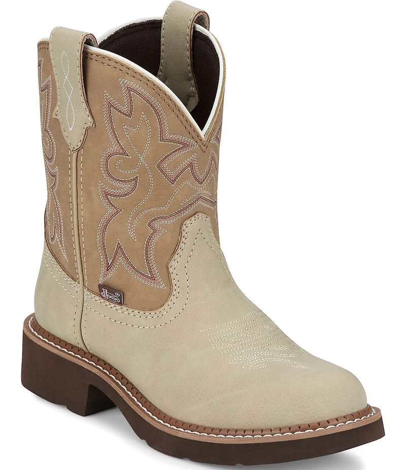 Justin Boots Kay Leather Mid Calf Western Boots