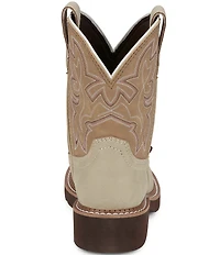 Justin Boots Kay Leather Mid Calf Western Boots