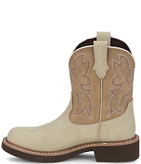 Justin Boots Kay Leather Mid Calf Western Boots