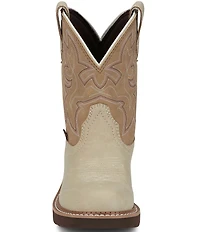 Justin Boots Kay Leather Mid Calf Western Boots