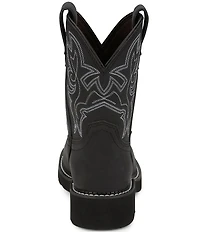 Justin Boots Kay Leather Mid Calf Western Boots