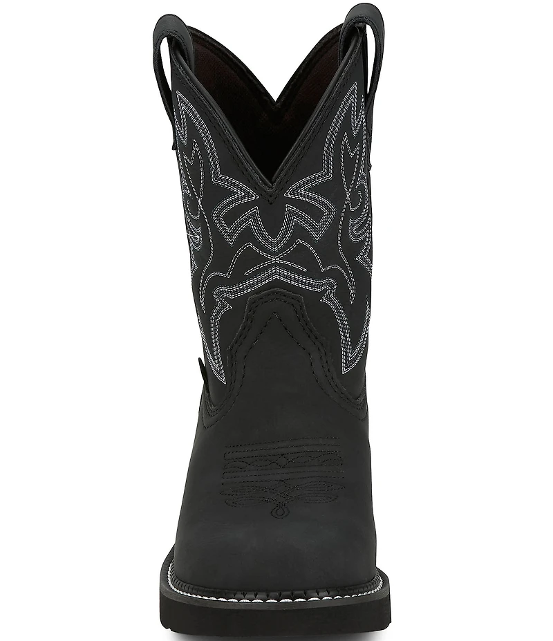 Justin Boots Kay Leather Mid Calf Western Boots