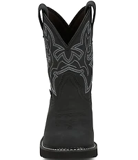 Justin Boots Kay Leather Mid Calf Western Boots