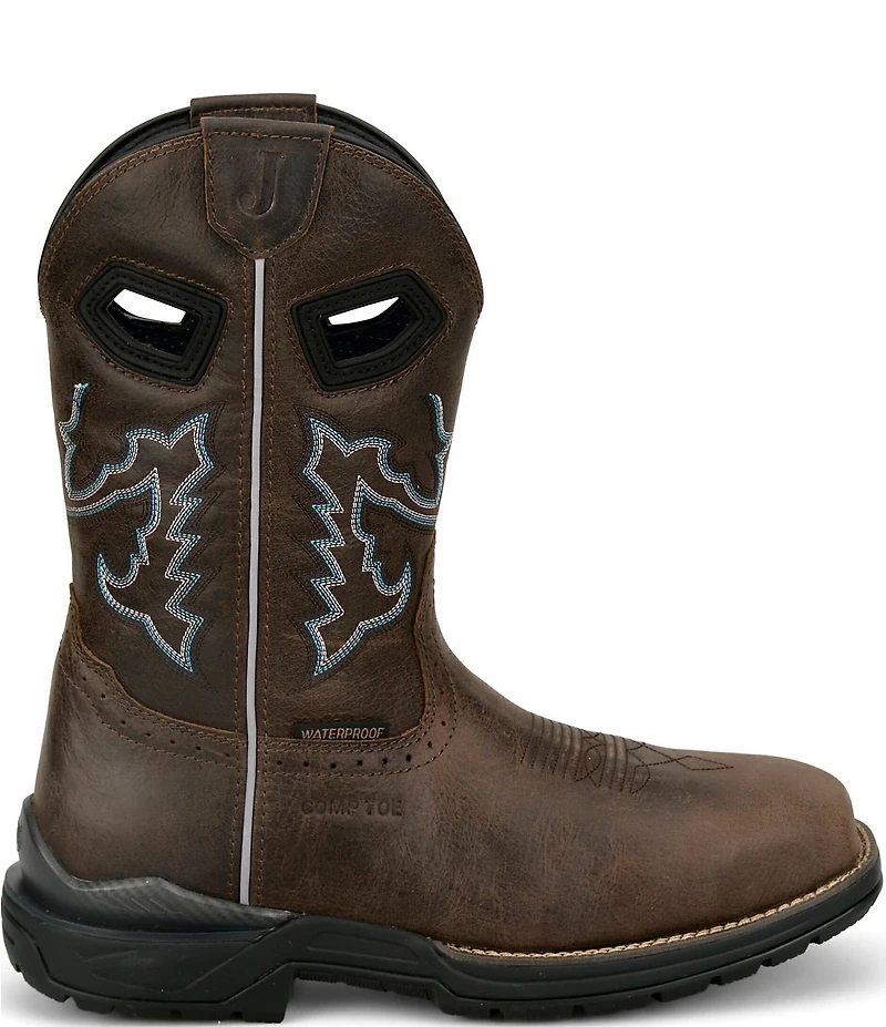 Justin Boots Men's Apprentice 11#double; Waterproof Nano Composite Toe Western Boots