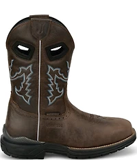 Justin Boots Men's Apprentice 11#double; Waterproof Nano Composite Toe Western Boots