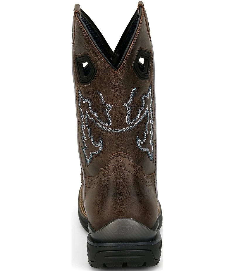 Justin Boots Men's Apprentice 11#double; Waterproof Nano Composite Toe Western Boots
