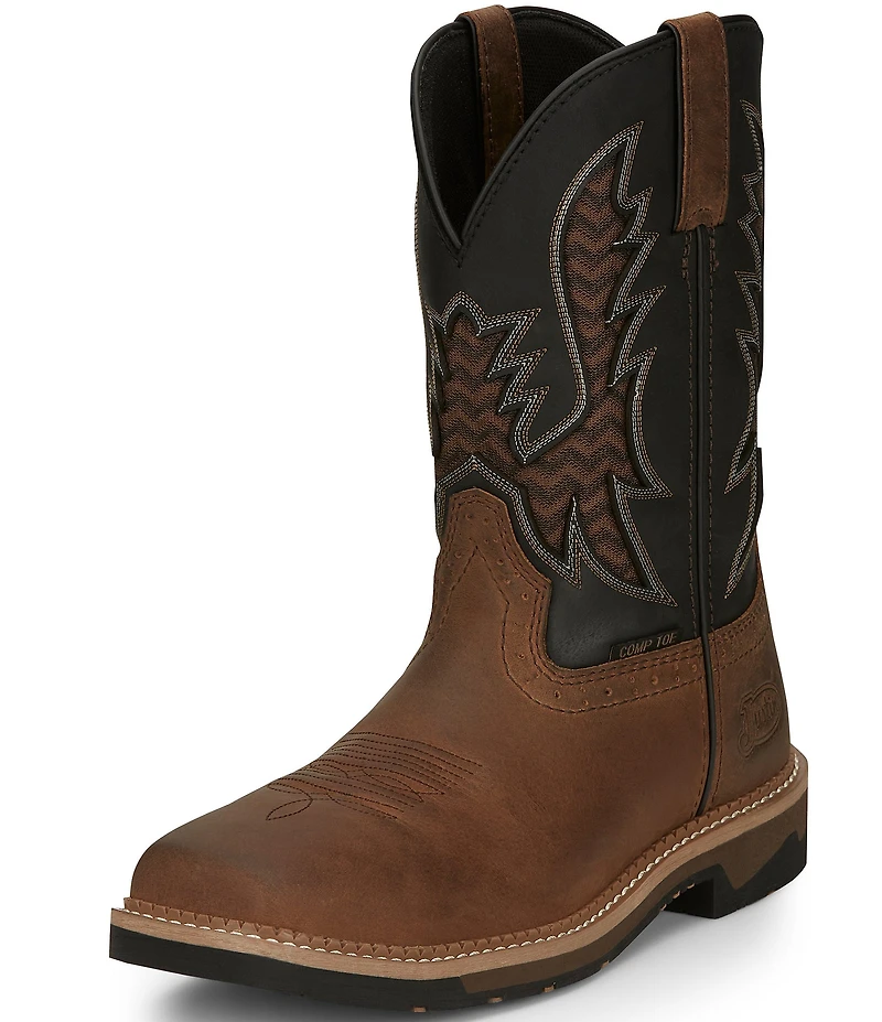Justin Boots Men's Bolt 11#double; Composite Toe Work Boots