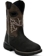 Justin Boots Men's Chase 11#double; Waterproof Nano Composite Toe Western Boots
