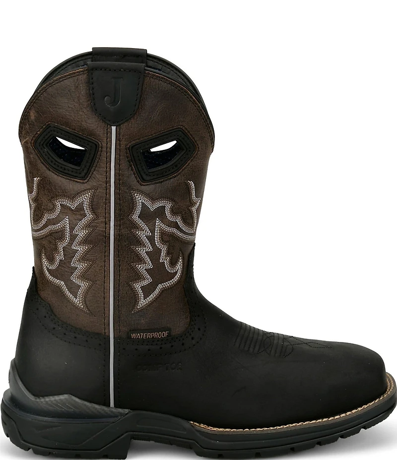 Justin Boots Men's Chase 11#double; Waterproof Nano Composite Toe Western Boots