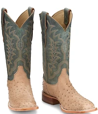 Justin Boots Men's Chisolm 13#double; Full Quill Ostrich Western Boots