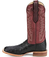 Justin Boots Men's Chisolm 13#double; Full Quill Ostrich Western Boots