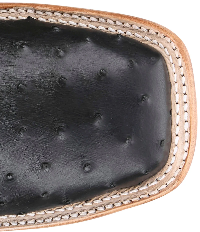 Justin Boots Men's Chisolm 13#double; Full Quill Ostrich Western Boots