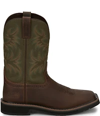Justin Boots Men's Driller 11#double; Soft Toe Work Boots