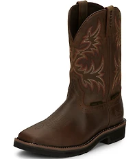 Justin Boots Men's Driller 11#double; Waterproof Work Boots