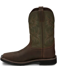 Justin Boots Men's Driller Steel Toe Work Boots