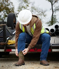 Justin Boots Men's Driller Steel Toe Work Boots