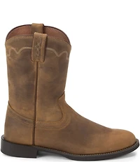 Justin Boots Men's Jeb 10#double; Western Roper Leather Boots
