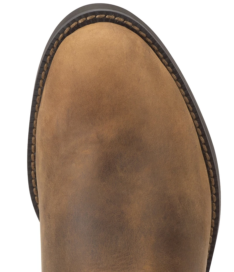 Justin Boots Men's Jeb 10#double; Western Roper Leather Boots