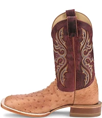 Justin Boots Men's Moseley 11#double; Full Quill Ostrich Western Boots