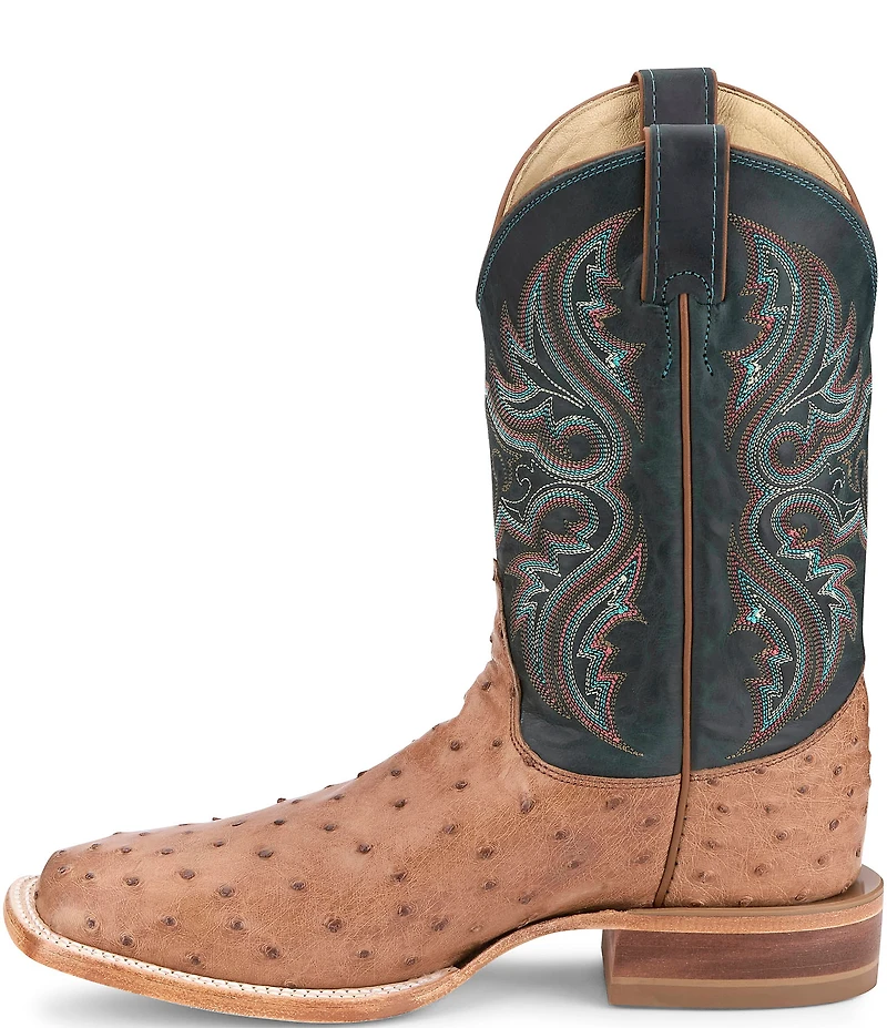 Justin Boots Men's Moseley 11#double; Full Quill Ostrich Western Boots