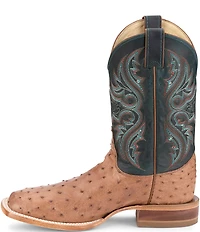 Justin Boots Men's Moseley 11#double; Full Quill Ostrich Western Boots