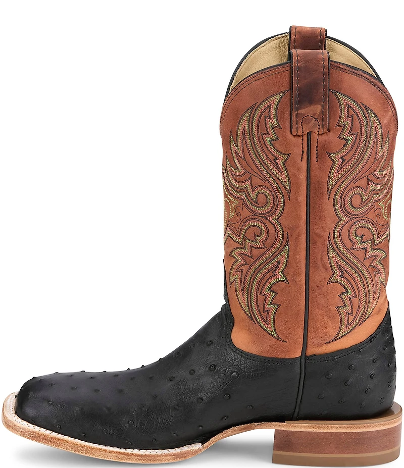 Justin Boots Men's Moseley 11#double; Full Quill Ostrich Western Boots
