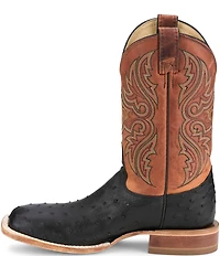 Justin Boots Men's Moseley 11#double; Full Quill Ostrich Western Boots