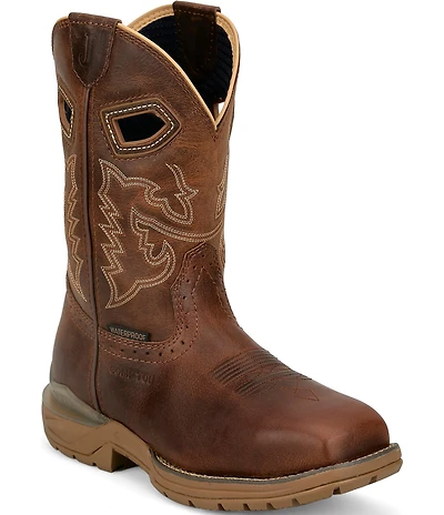 Justin Boots Men's Oilpatch 11#double; Waterproof Nano Composite Toe Western Boot
