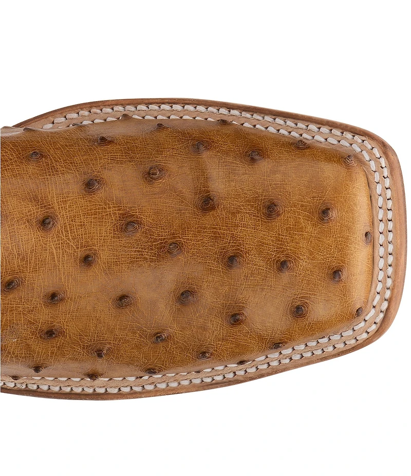 Justin Boots Men's Pascoe 13#double; Full Ostrich Quill Western Boots