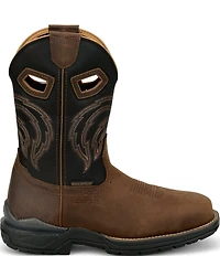 Justin Boots Men's Slickline 11#double; Nano Composite Toe Waterproof Western Boots